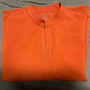 Burnt Orange FIGS Rafaela Scrub Top